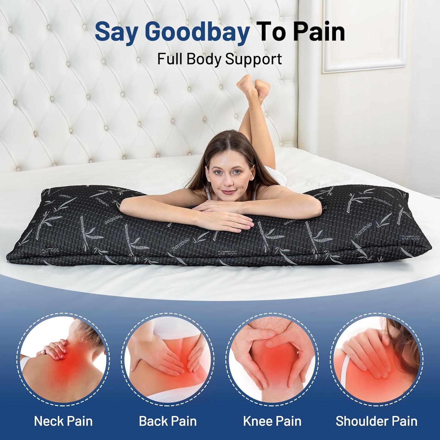 Almohada Corporal Ajustable Primesoft 50.8x137.2 cm Espuma Viscoelástica