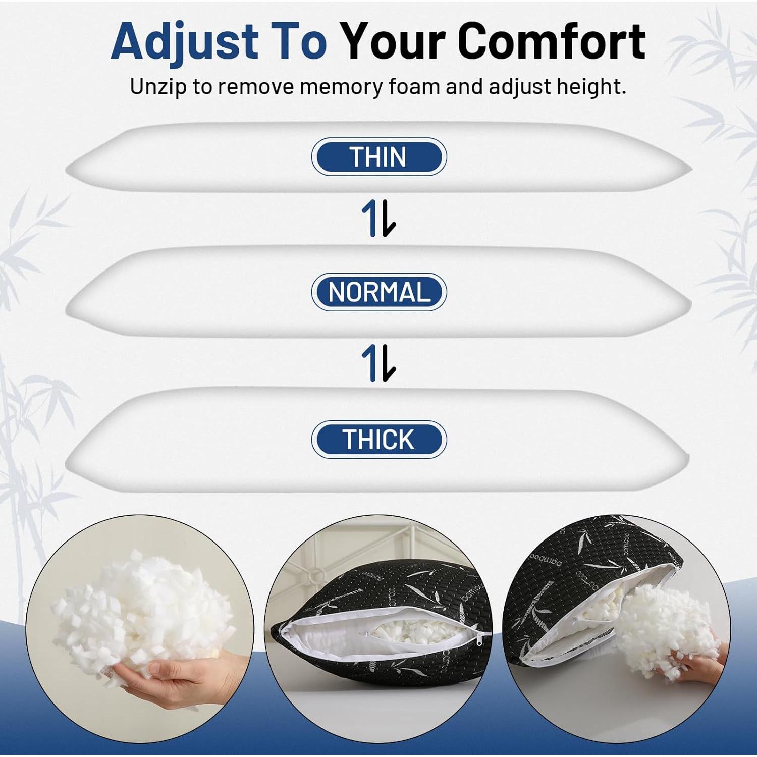 Almohada Corporal Ajustable Primesoft 50.8x137.2 cm Espuma Viscoelástica