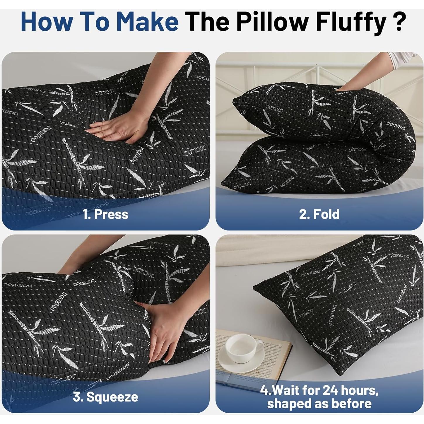 Almohada Corporal Ajustable Primesoft 50.8x137.2 cm Espuma Viscoelástica