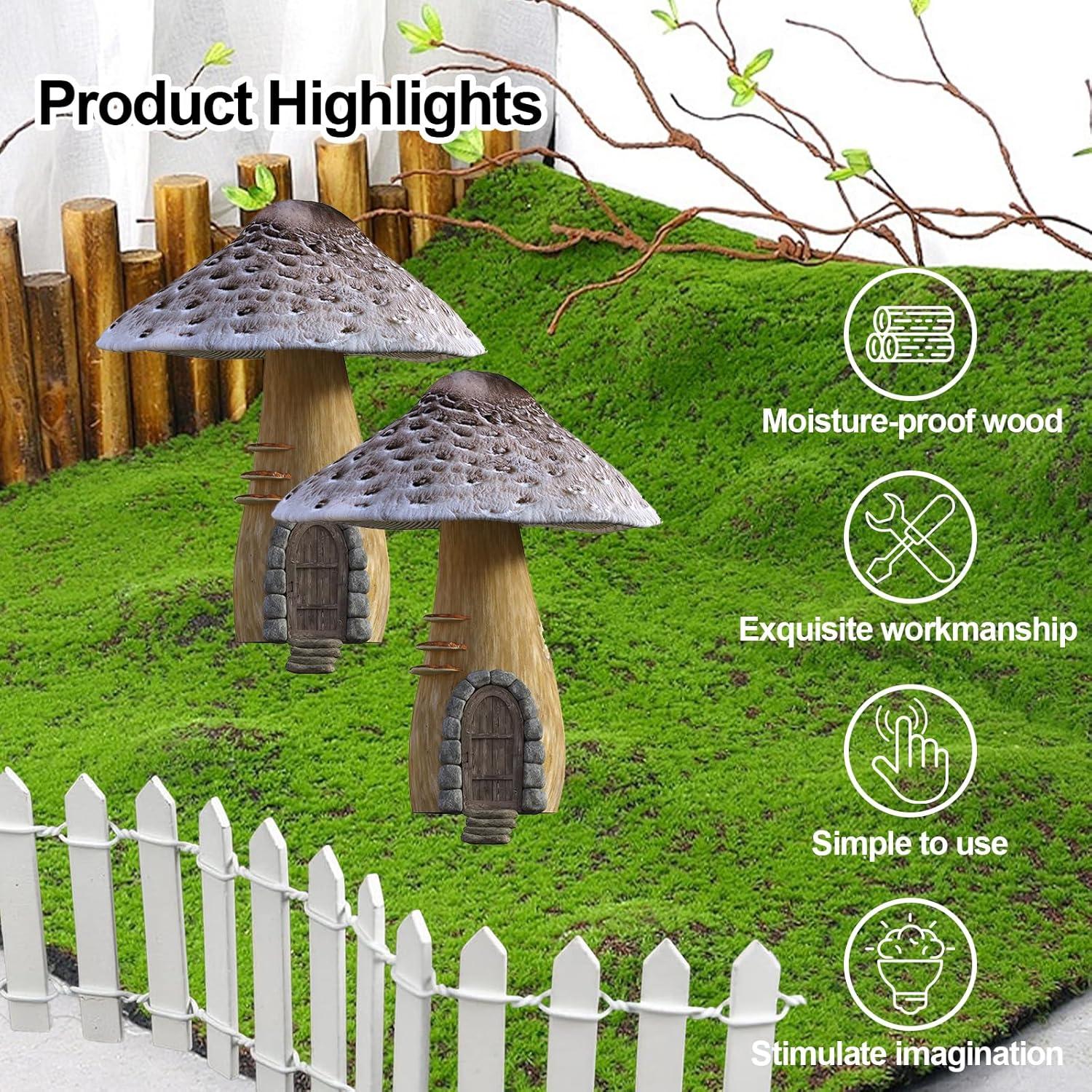 Cerca de Jardín de Hadas Miniatura YFANITI 90x5 cm Blanca