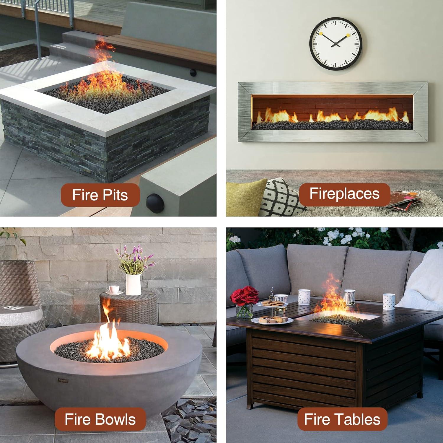 Gránulos de Roca Volcánica Stanbroil 4.54 kg para Fogatas