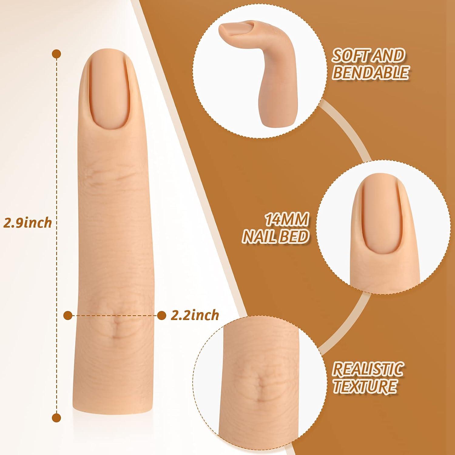 Dedos de Práctica de Silicona Maitys - 2 Piezas 7.5 cm