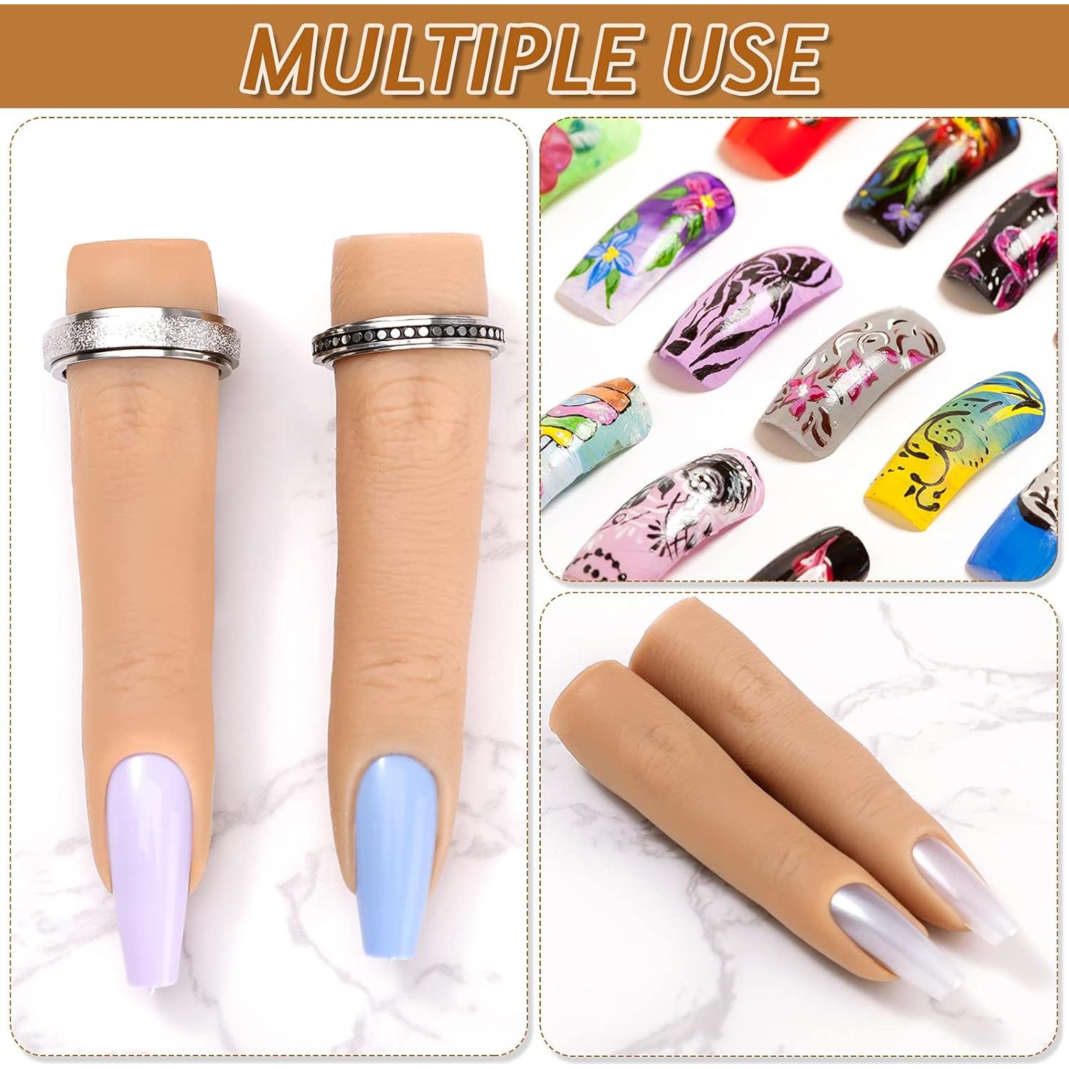 Dedos de Práctica de Silicona Maitys - 2 Piezas 7.5 cm