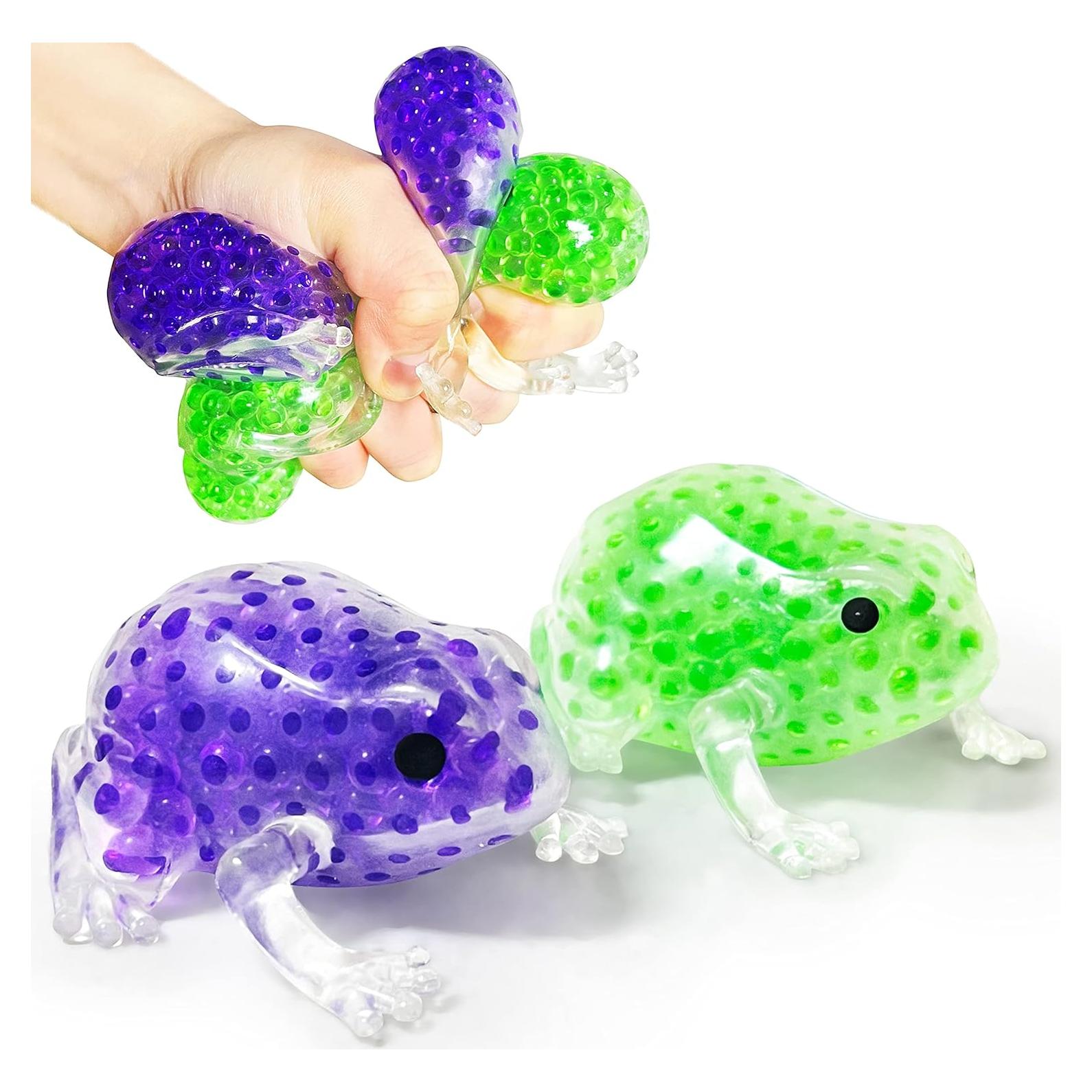 Pelotas de Estrés Aplastables Kawaite - Juego de 2 Ranas