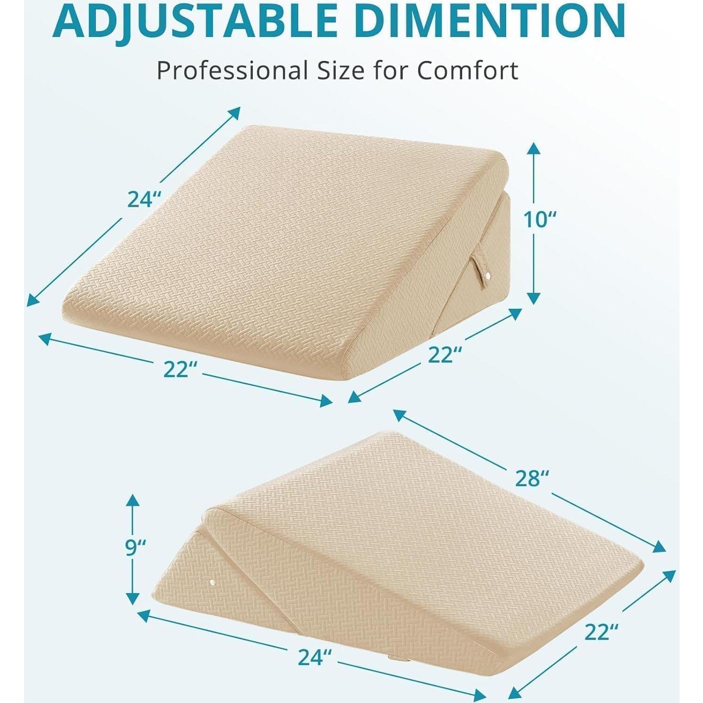 Almohada en Cuña Ajustable Sasttie 25.4 cm Espuma Viscoelástica