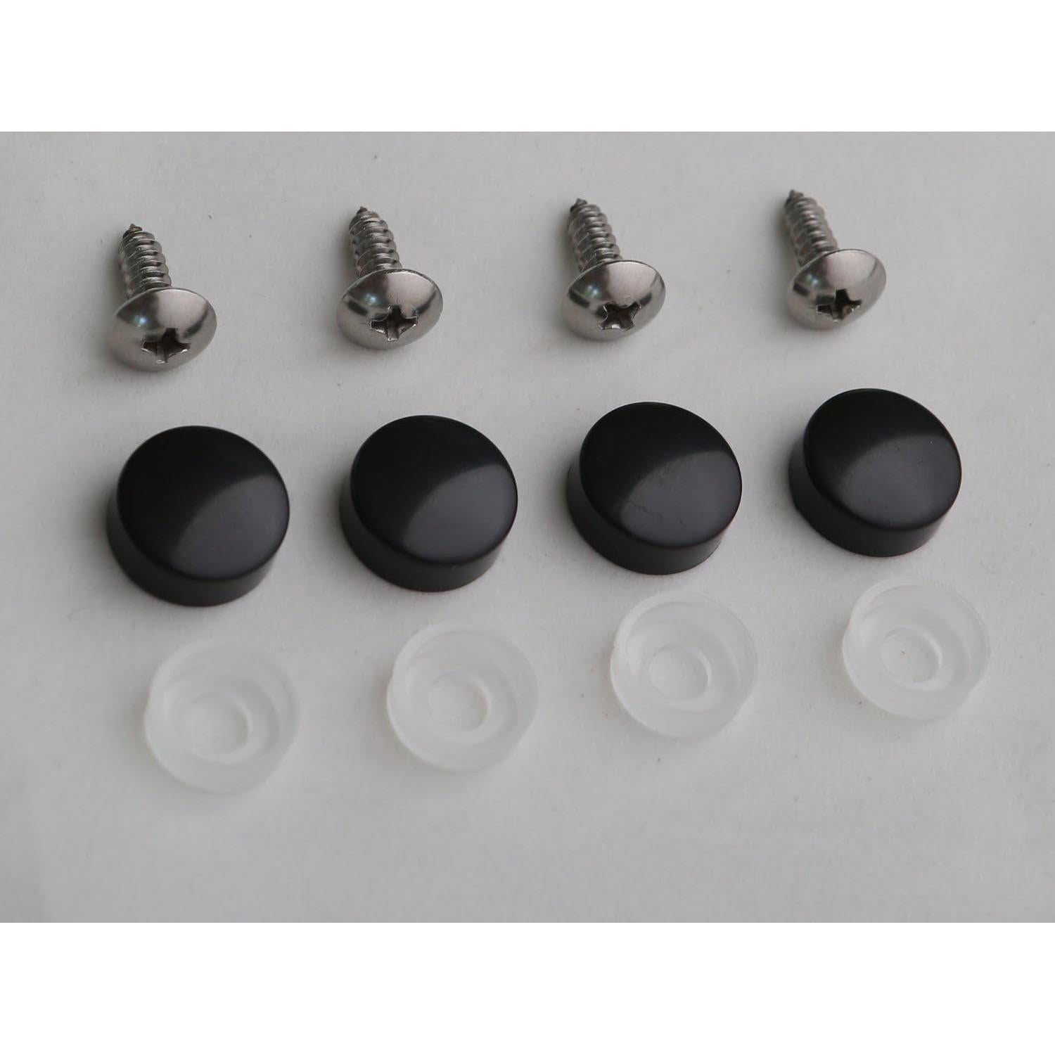 Marco de Placa de Licencia LFPartS Acero Inoxidable con Tornillos M5x16