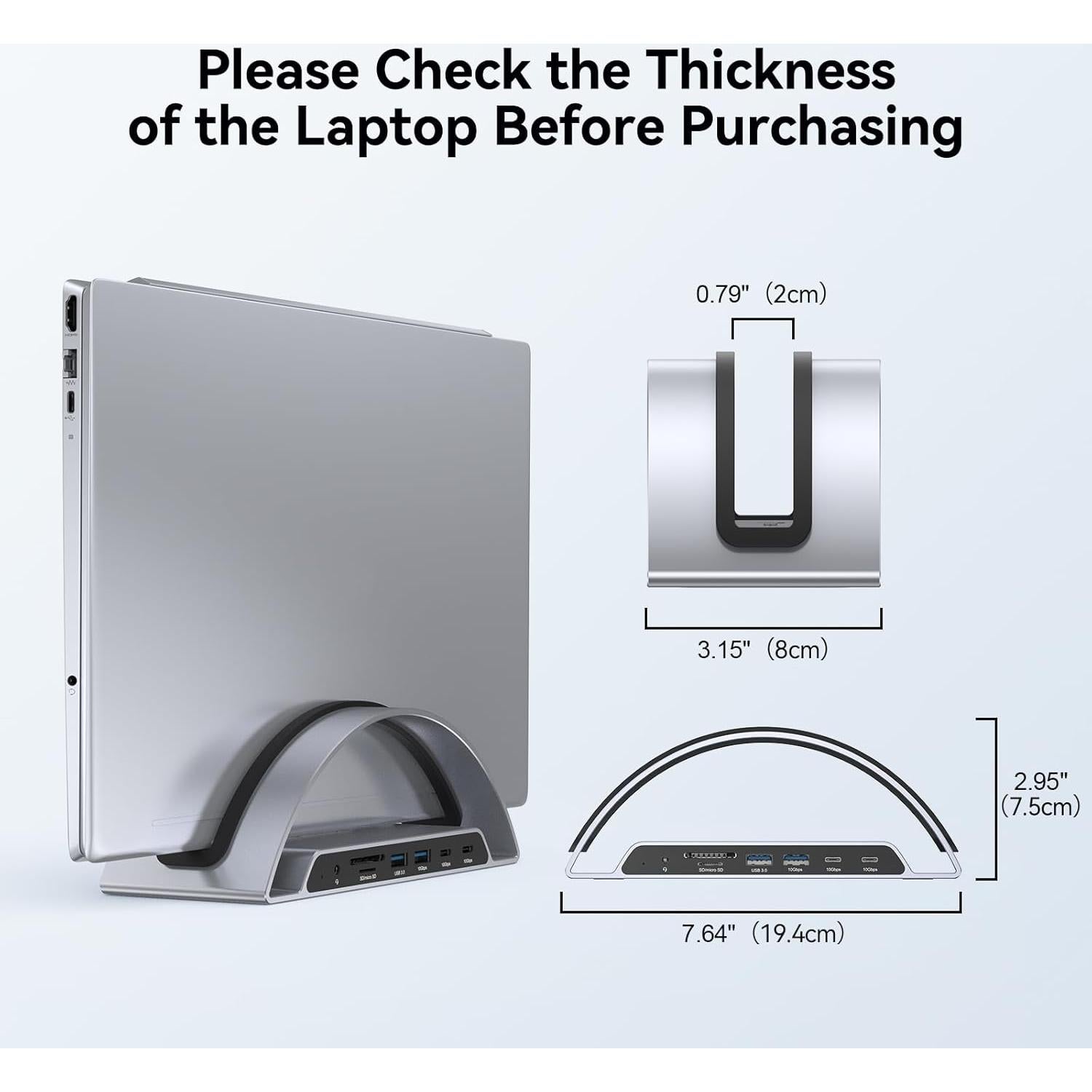 Estación de Acoplamiento USB C TobenONE Doble Monitor HDMI 4K