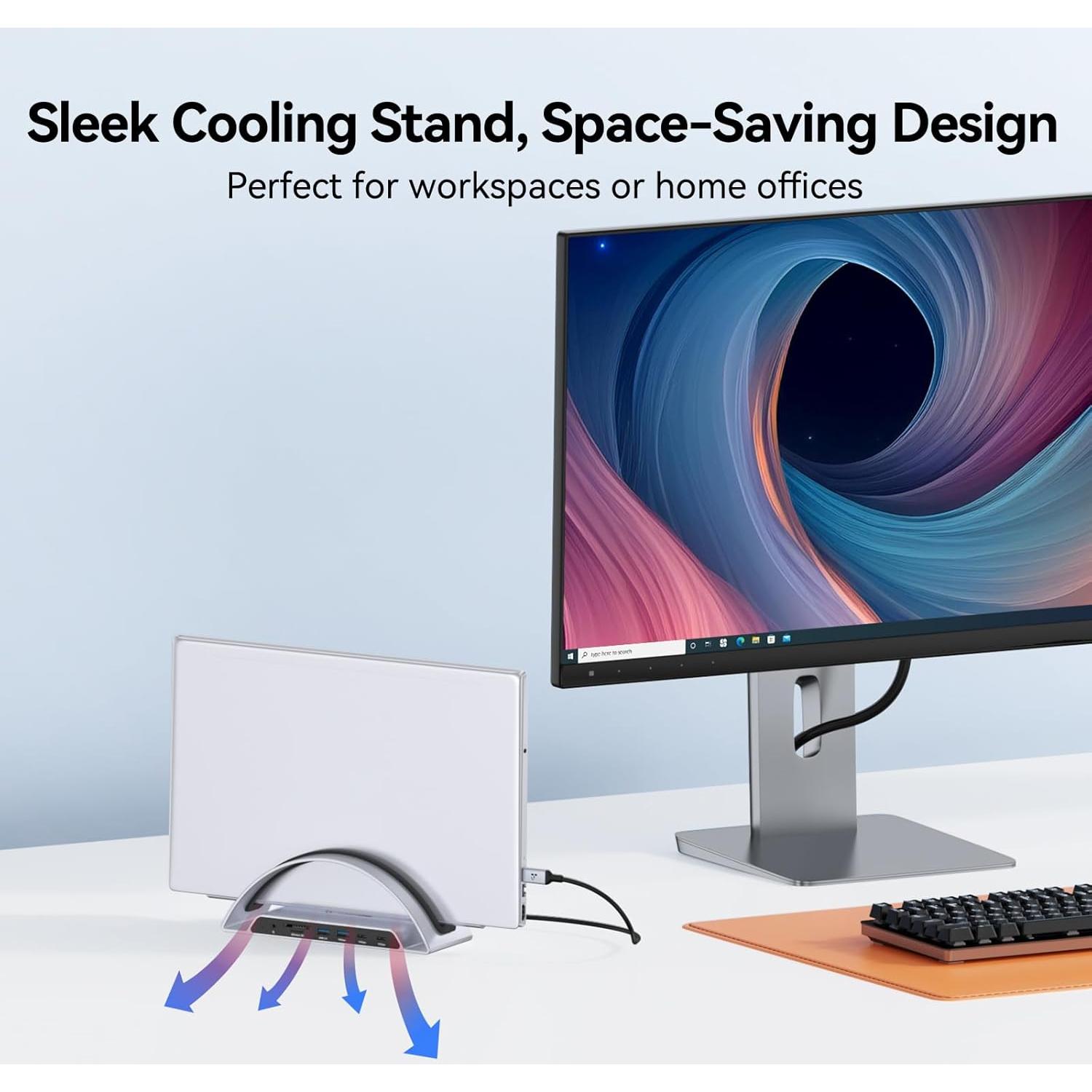 Estación de Acoplamiento USB C TobenONE Doble Monitor HDMI 4K