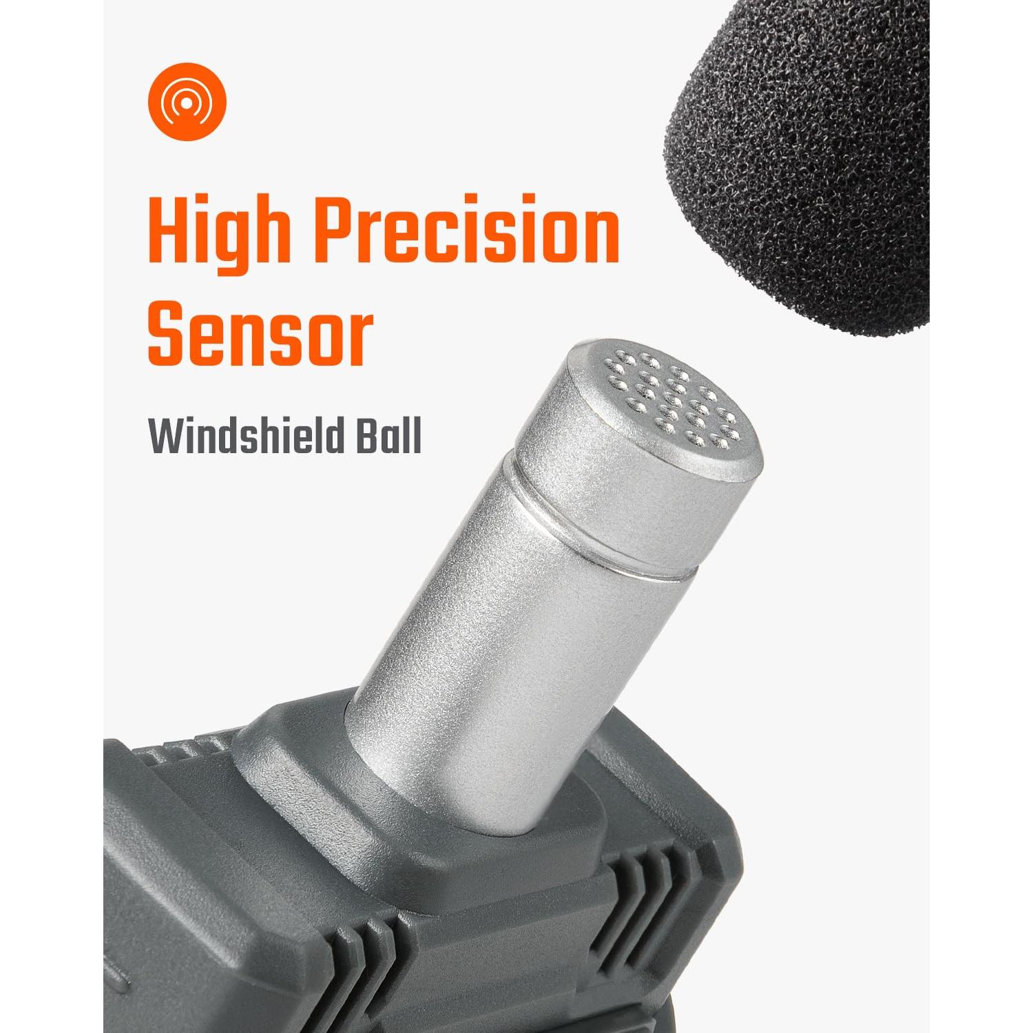 Medidor de Decibelios TS-501A TOPTES con Pantalla LCD 2.25"