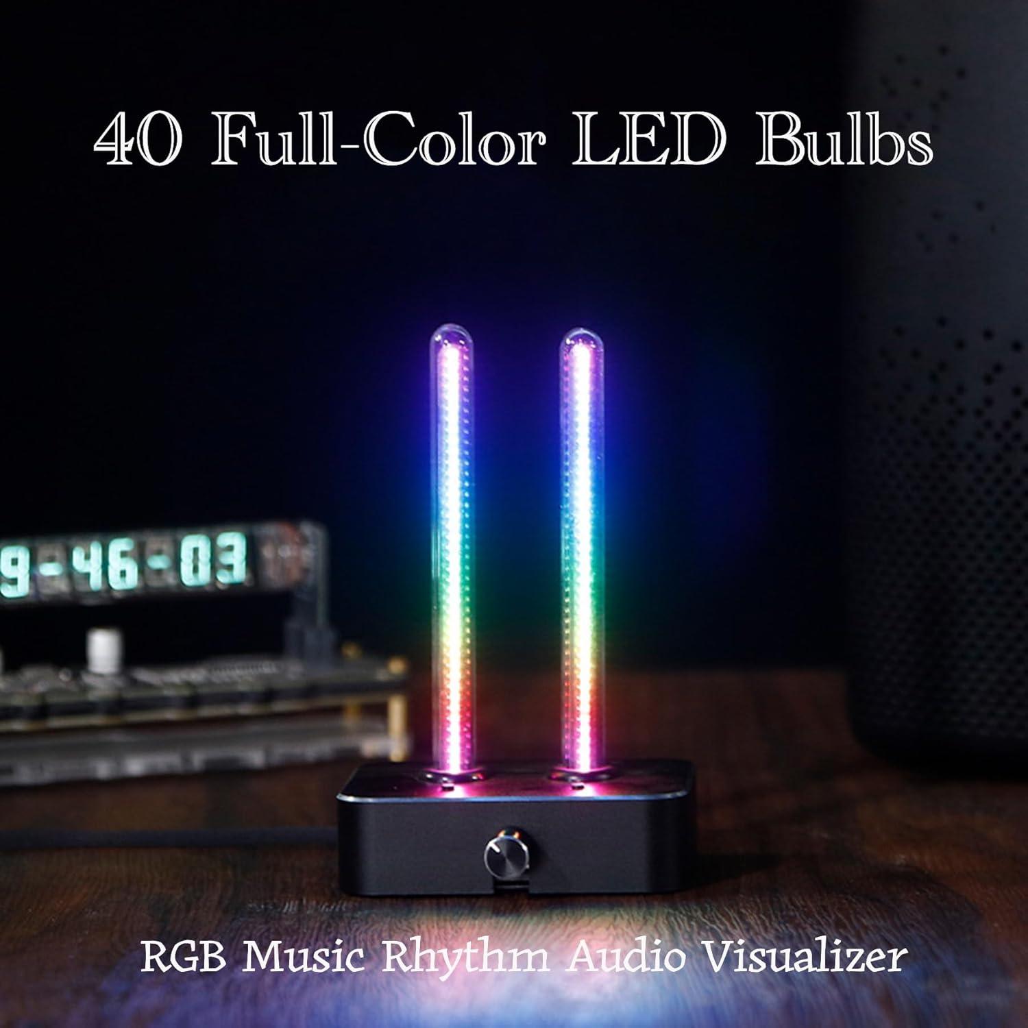 Analizador de Espectro de Audio RQG con Luz LED RGB 13 cm