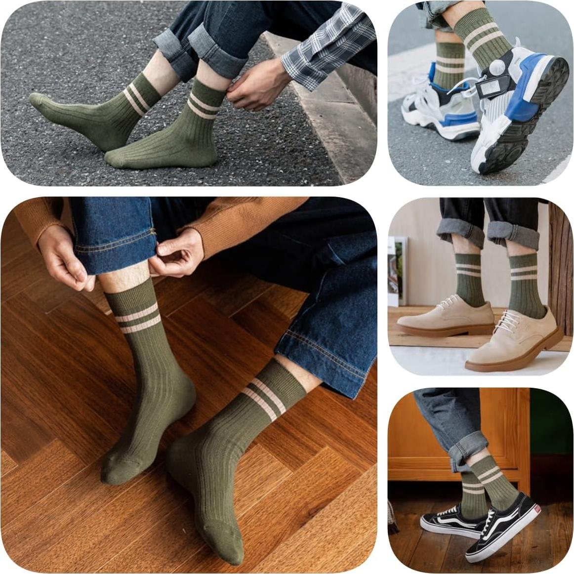 Calcetines Deportivos Algodón Hombre 5 Pares Tobillo