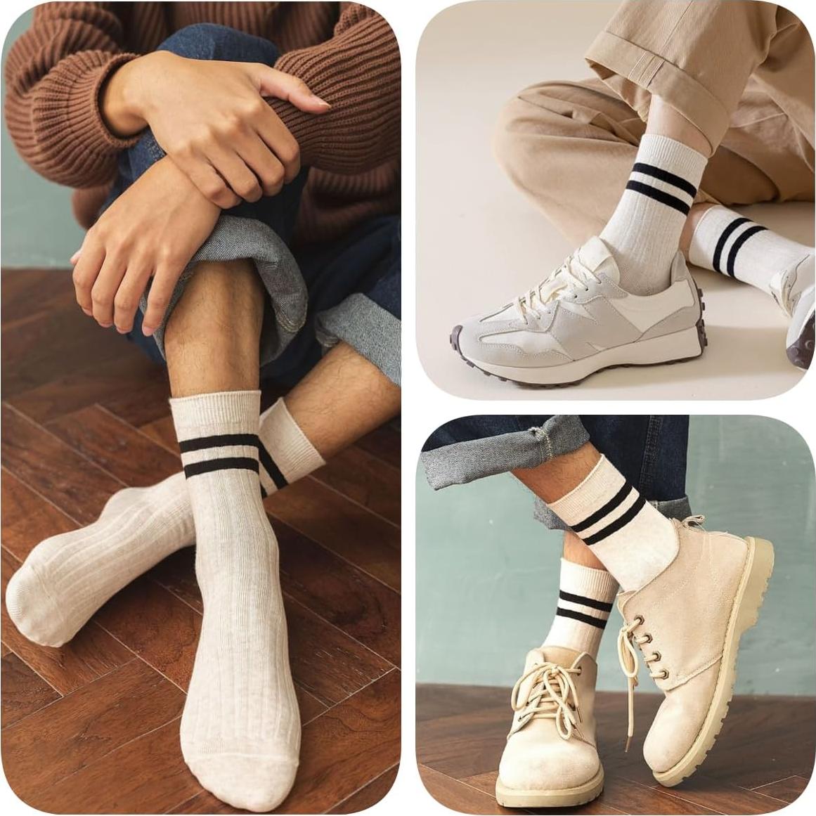 Calcetines Deportivos Algodón Hombre 5 Pares Tobillo