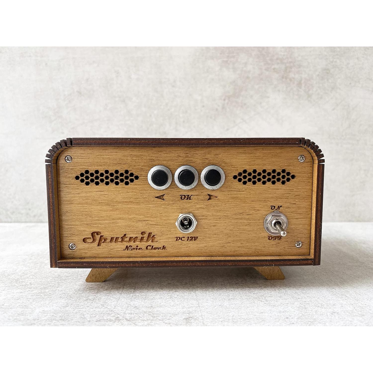 Reloj Nixie Vintage IN-12 Hecho a Mano - Reloj de Mesa Retro