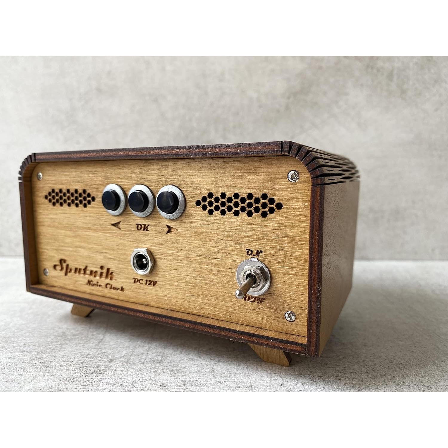 Reloj Nixie Vintage IN-12 Hecho a Mano - Reloj de Mesa Retro