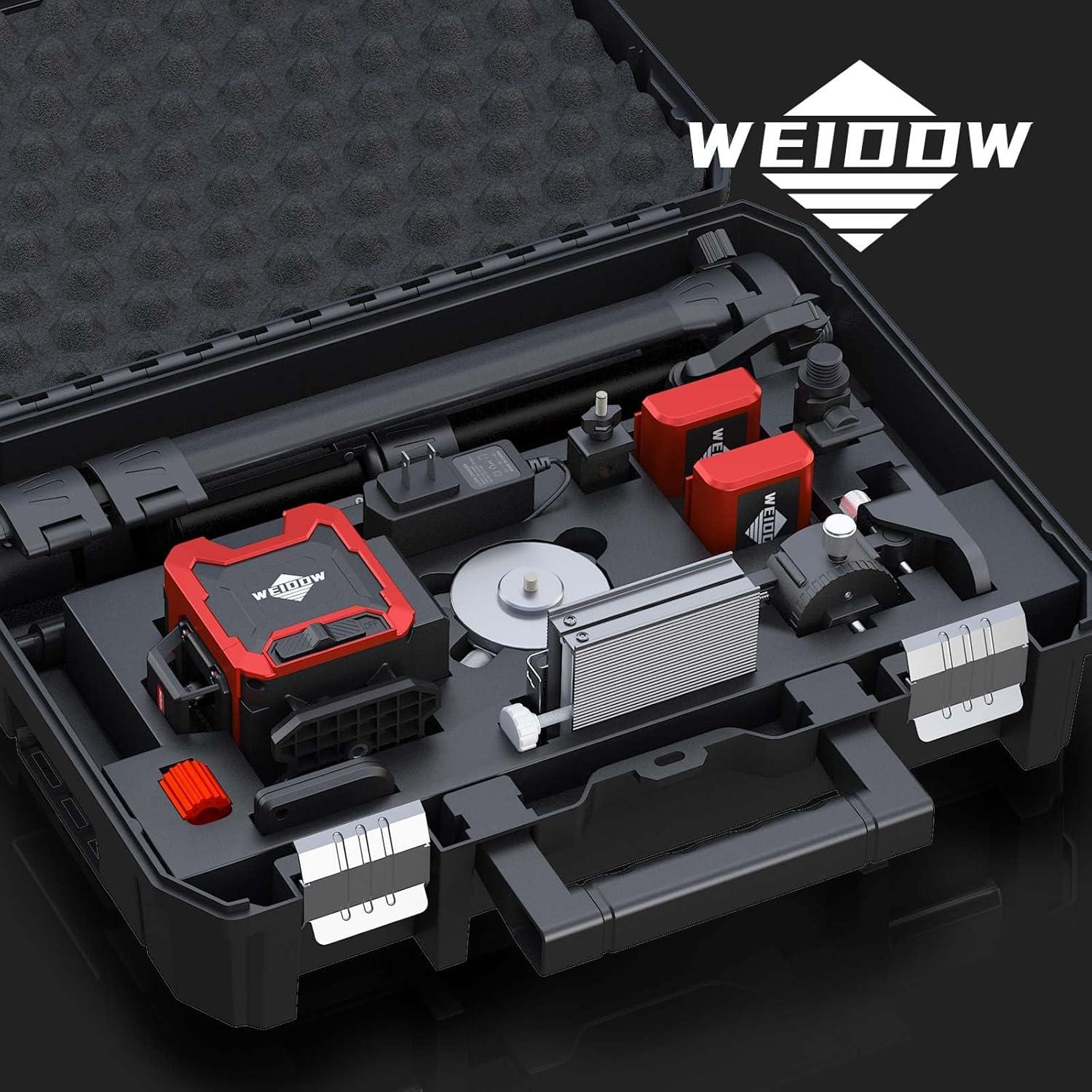 Nivel láser autocompensado WEIDDW 16 líneas 4D verde 360°