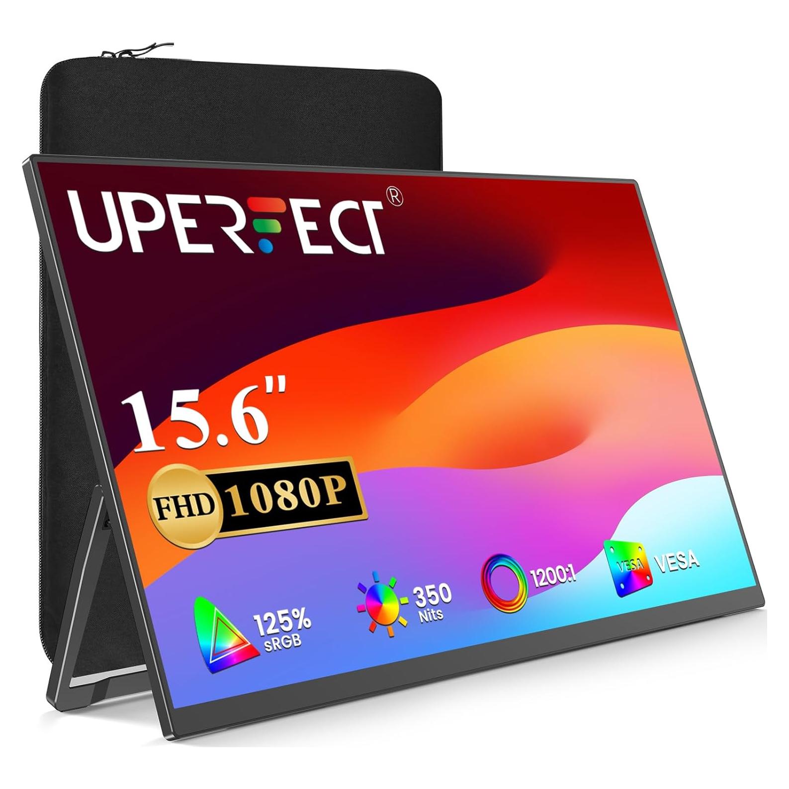 Monitor Portátil UPERFECT 15.6" FHD 1080P 125% sRGB Plug & Play