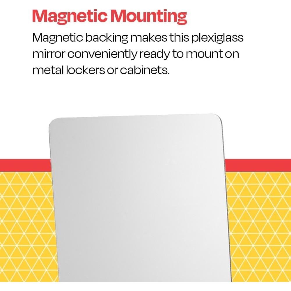 Espejo Personal Acrílico Magnético School Smart 17.8x12.7cm