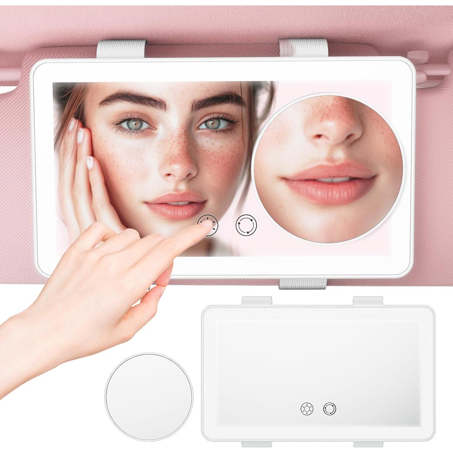 Espejo de Maquillaje para Auto SEALIGHT LED 20x11.5cm