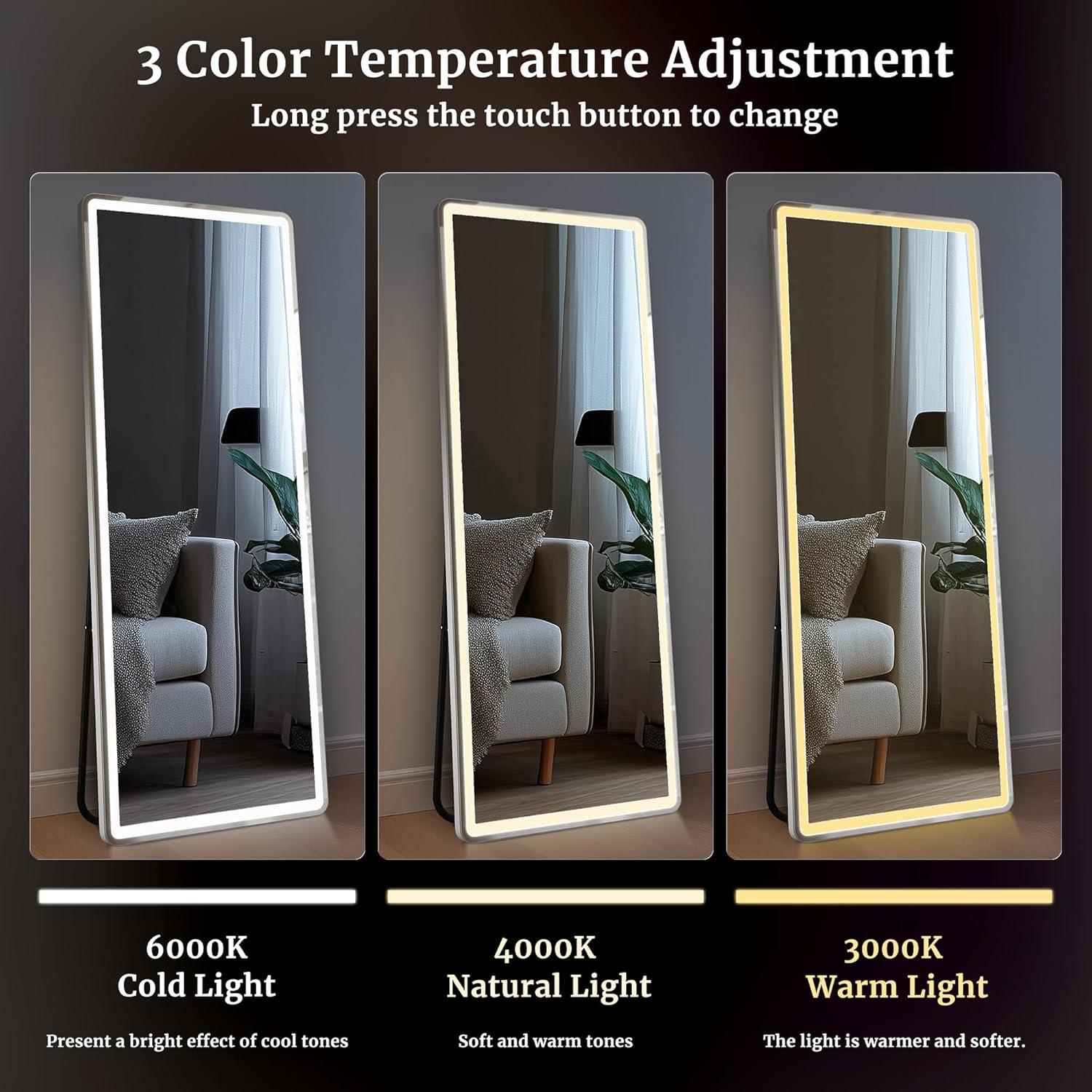 Espejo de Cuerpo Entero LDB_BUILDING 152.4x40.6cm con Luz LED