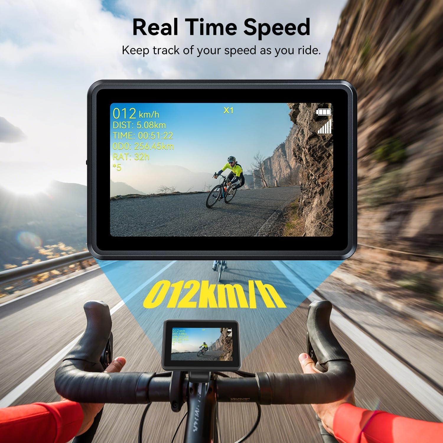 Cámara de Bicicleta FEISIKE con Pantalla HD 4.3" Inalámbrica
