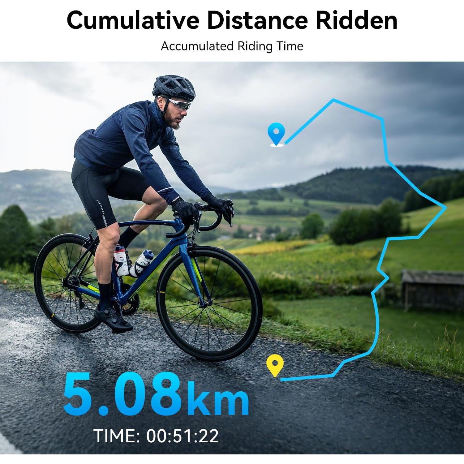 Cámara de Bicicleta FEISIKE con Pantalla HD 4.3" Inalámbrica