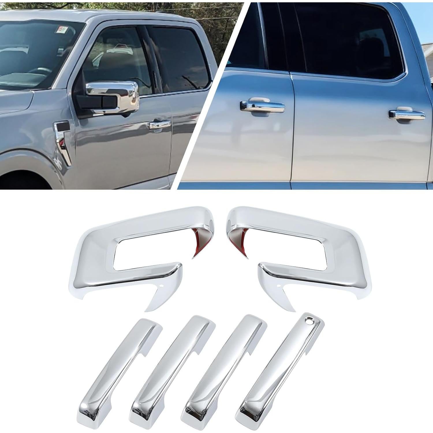 Cubiertas de Espejo y Manija para Ford F150 2021-2025 CRMDF