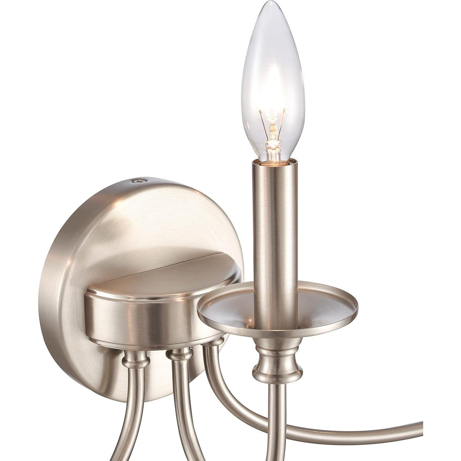 Luz de Tocador Elk Home Cecil 56x16.5 cm Níquel Cepillado