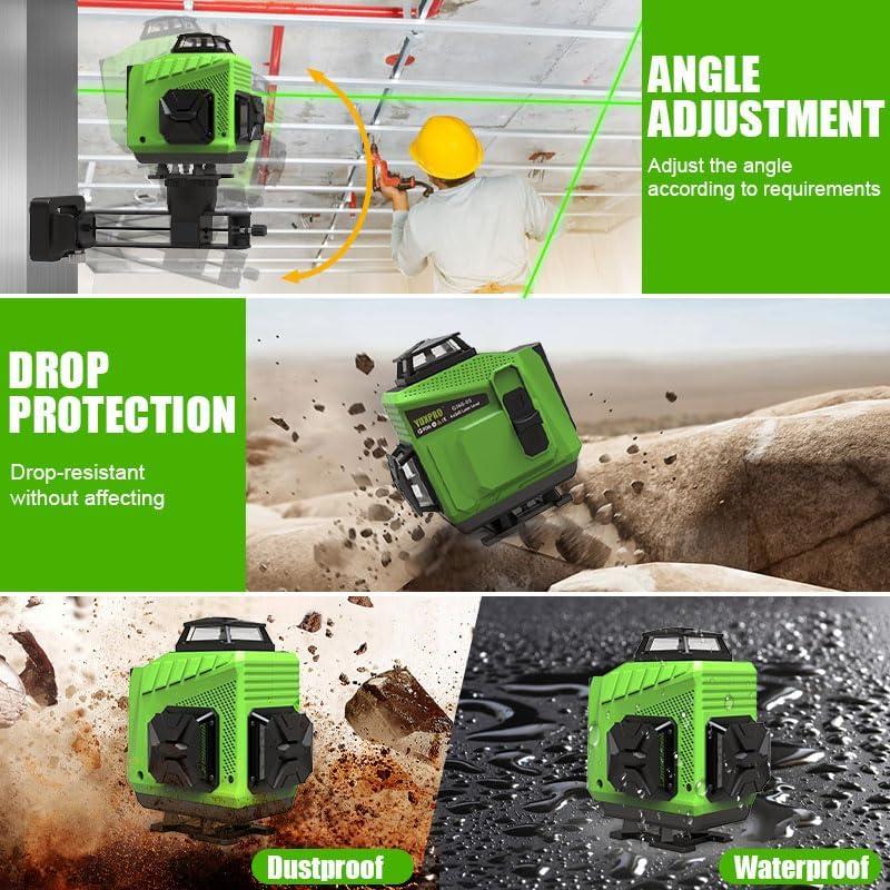 Nivel Láser 360° YUXPRO Autonivelante para Azulejos y Suelos