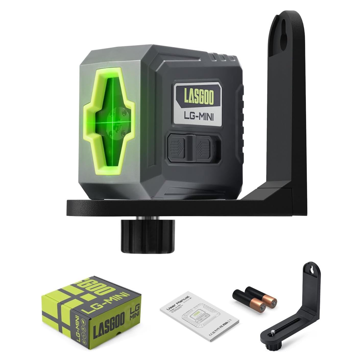 Nivel Láser Verde Autonivelante LASGOO LG-MINI Compacto