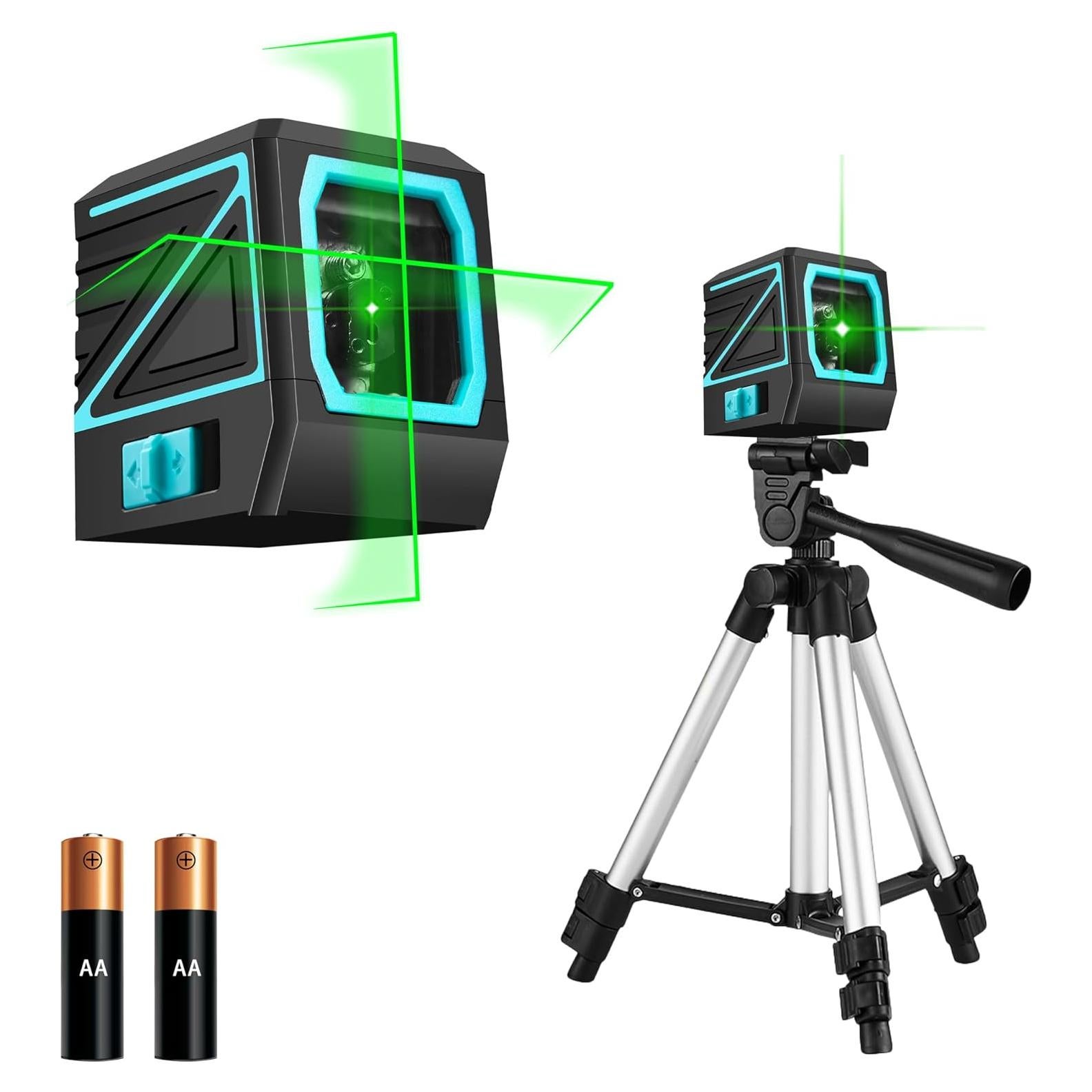 Nivel láser verde FENORGAN con trípode 30m auto nivelación