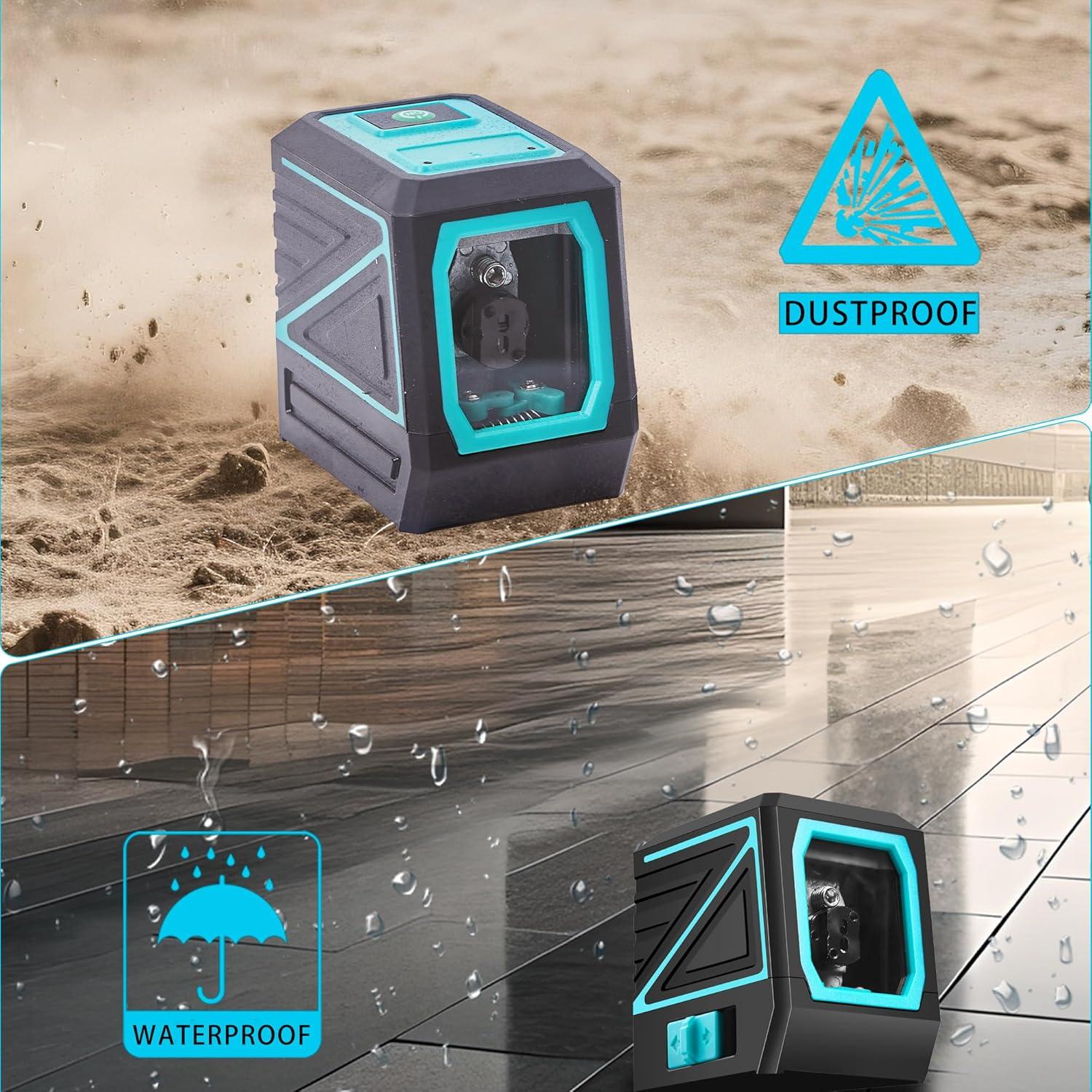 Nivel láser verde FENORGAN con trípode 30m auto nivelación