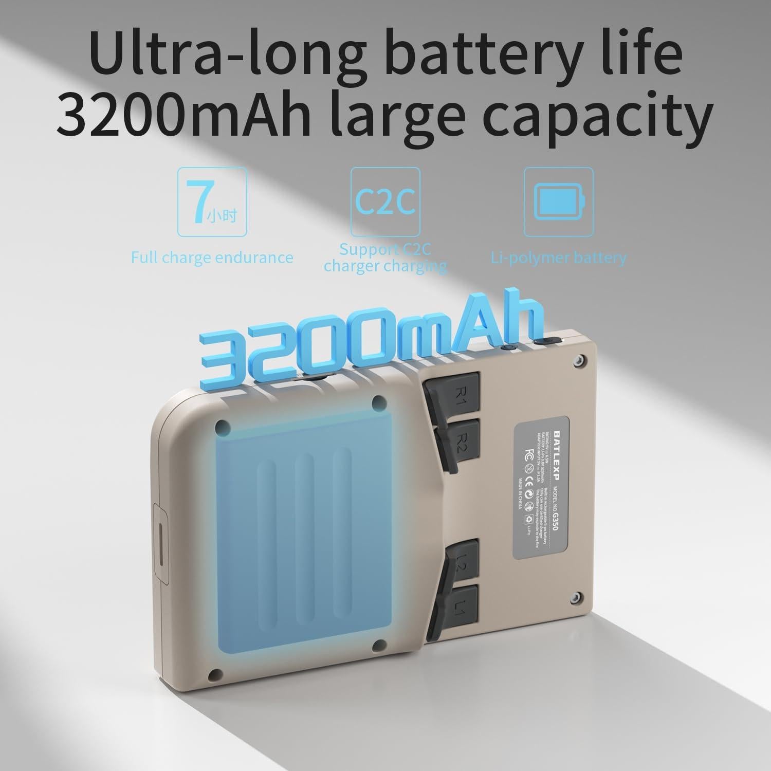 Consola de Juegos Portátil Voacle G350, Pantalla IPS 3.5"