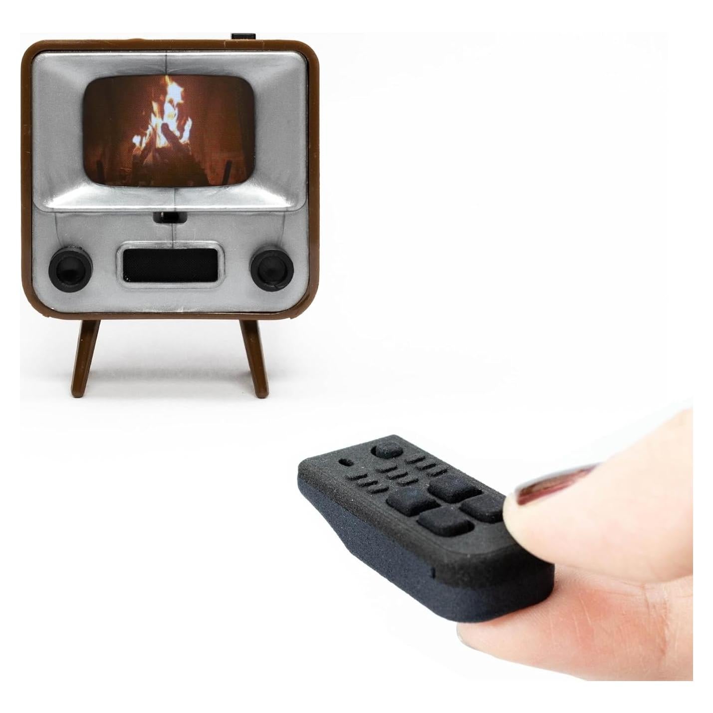 TinyTV 2 - Televisión Retro Portátil 1.14" - 8GB - Marrón