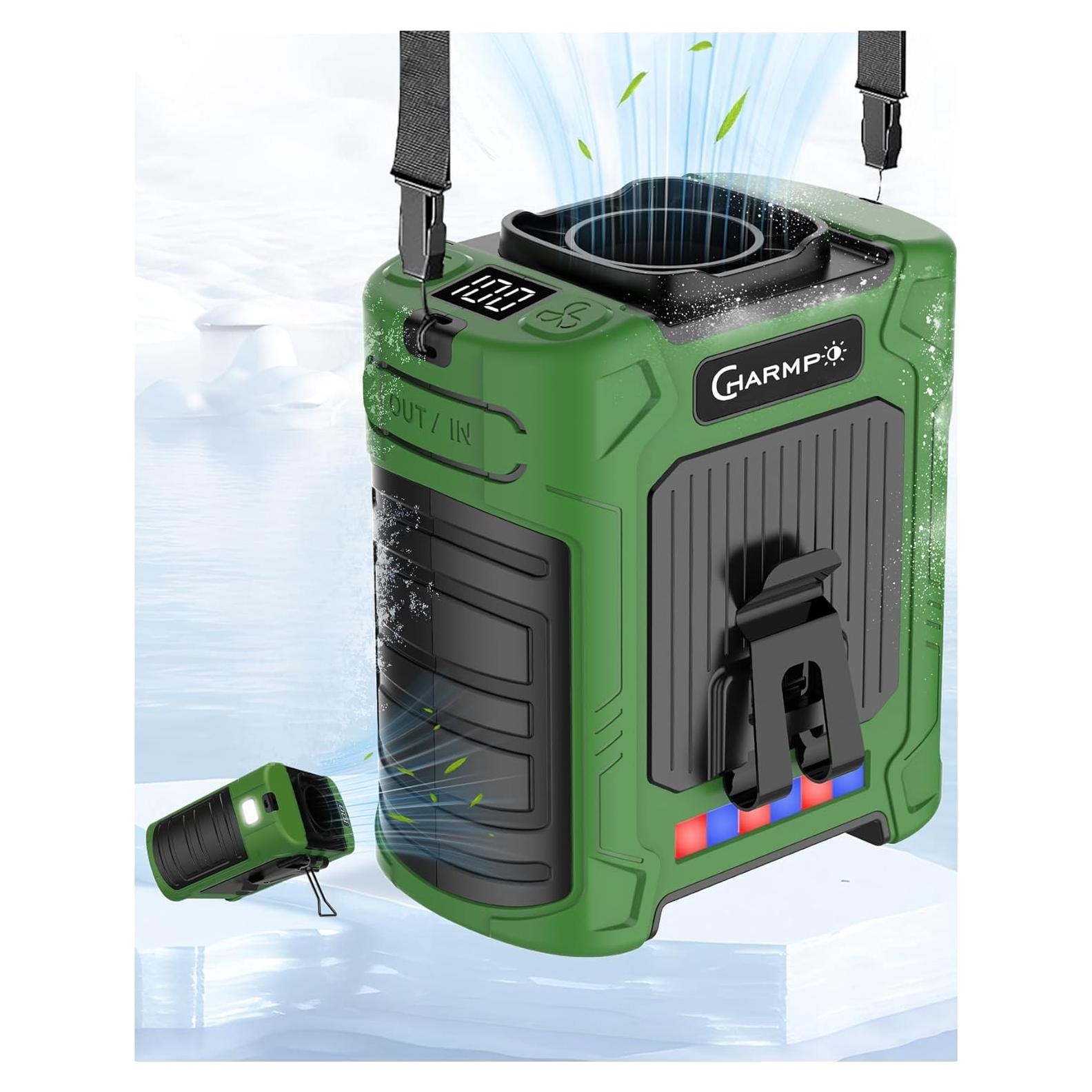 Ventilador de Cintura Portátil CHARMP GY009 10000mAh 35H 6 Velocidades