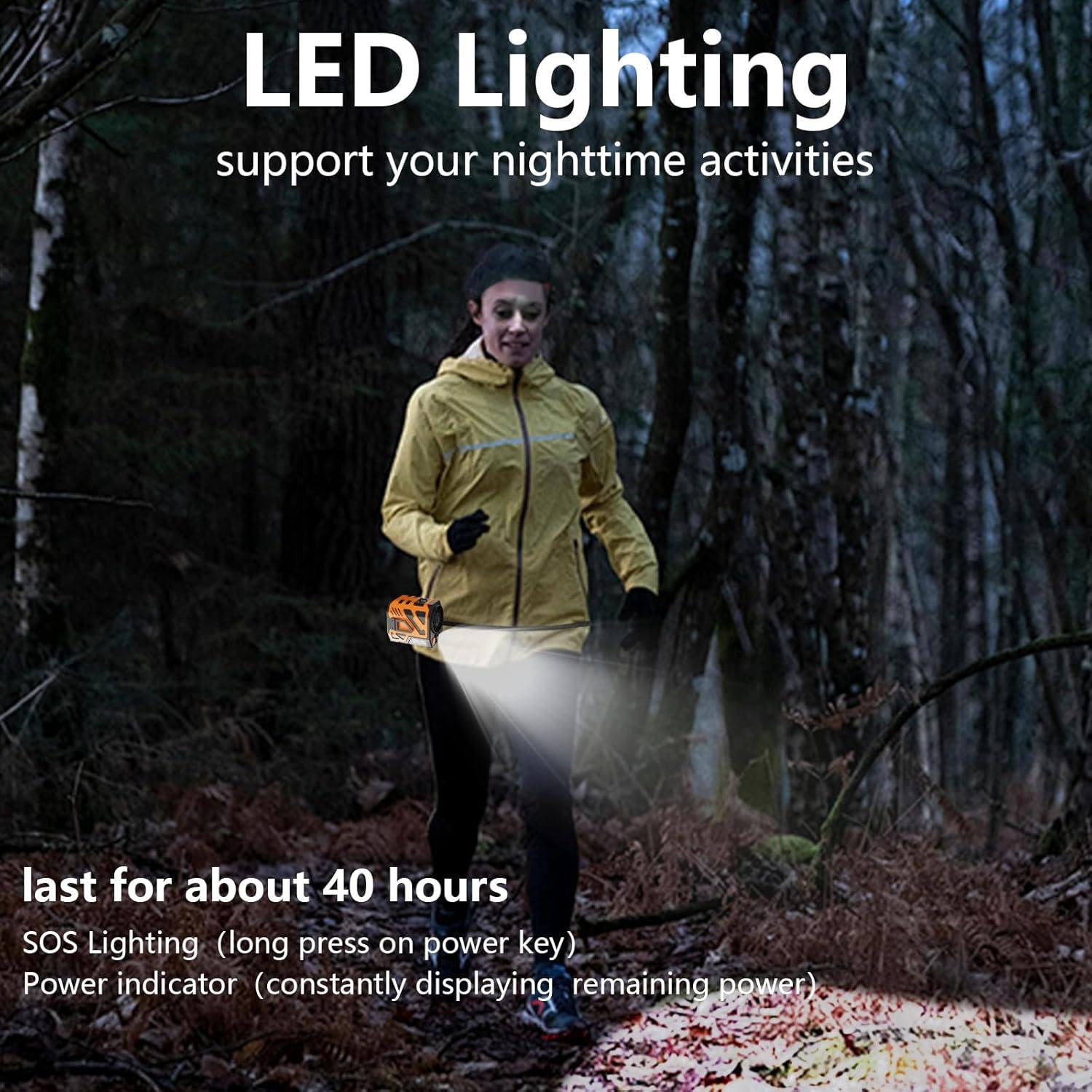 Ventilador de Cintura Portátil Houscly 10000mAh 10 Velocidades