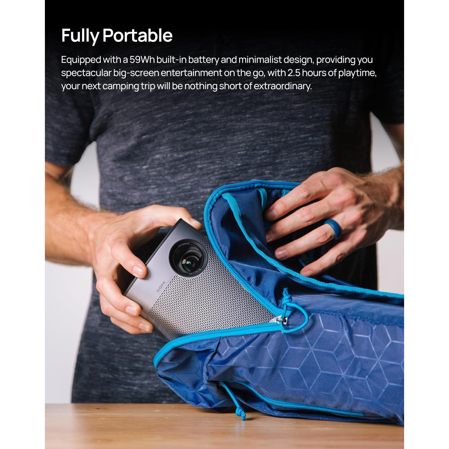 Proyector Portátil XGIMI Halo+ 700 Lúmenes 1080p Wi-Fi