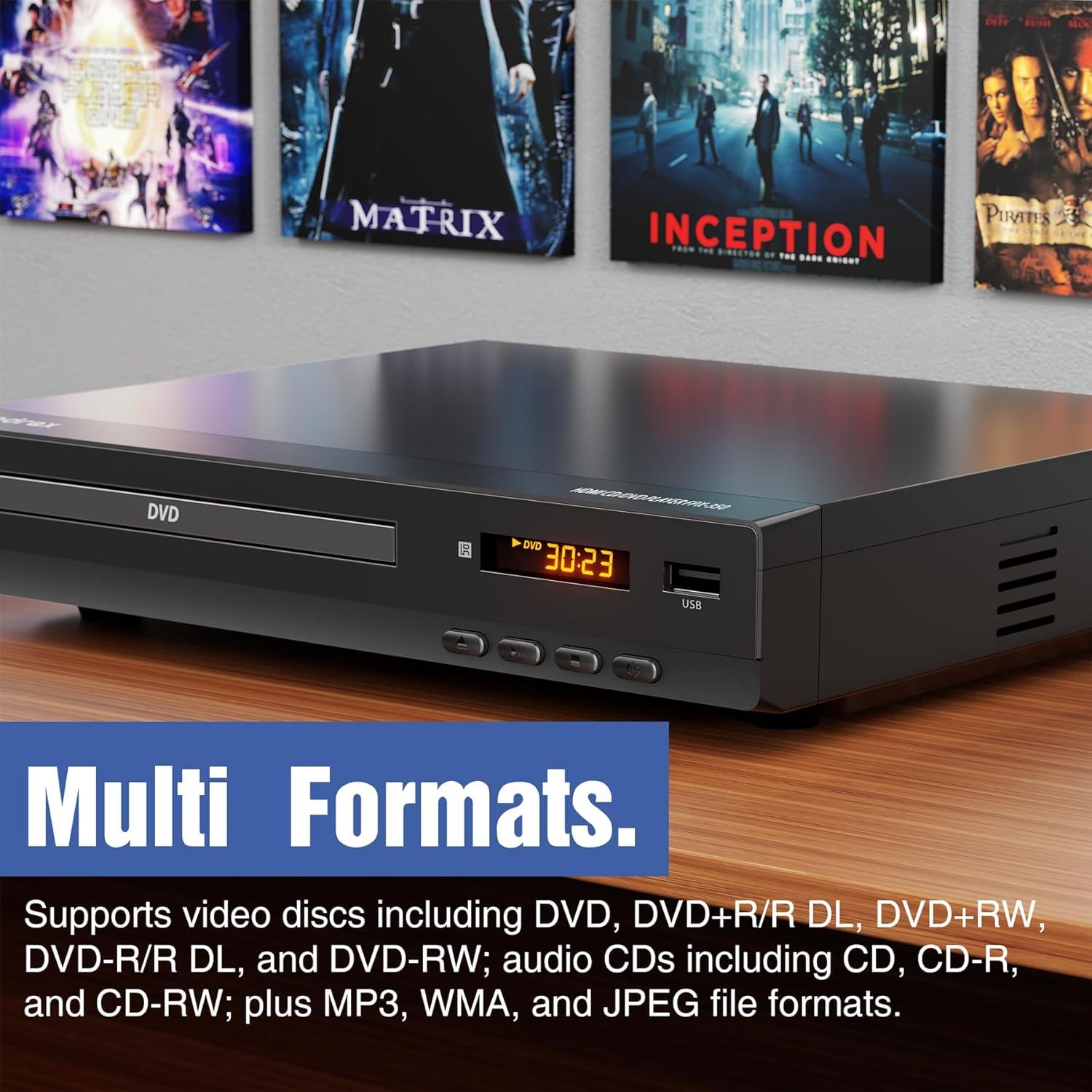 Reproductor de DVD Nodrax FPX-350 HDMI 1080p Multi-Formato