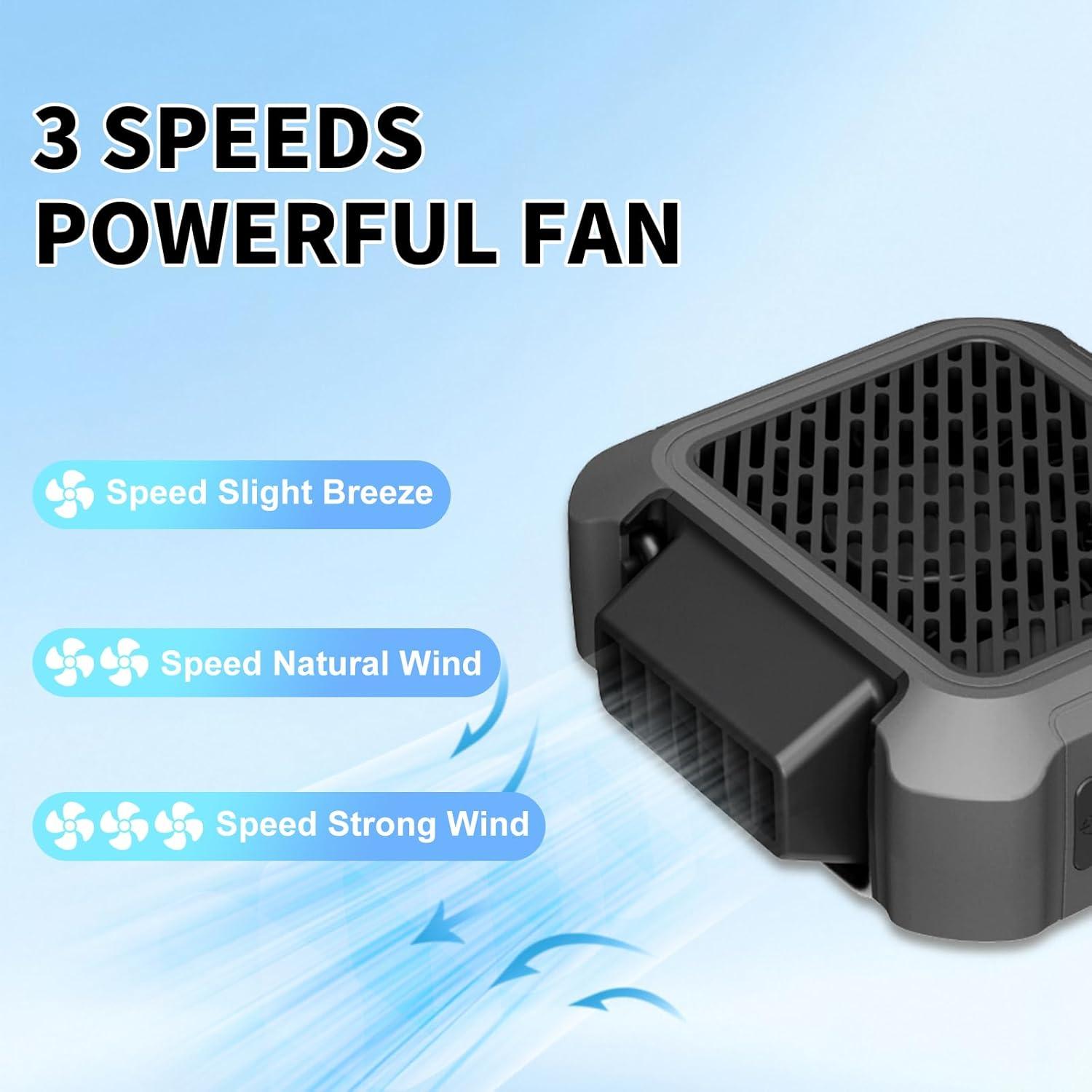 Ventilador Personal Portátil MHEOMTME Recargable 3 Velocidades