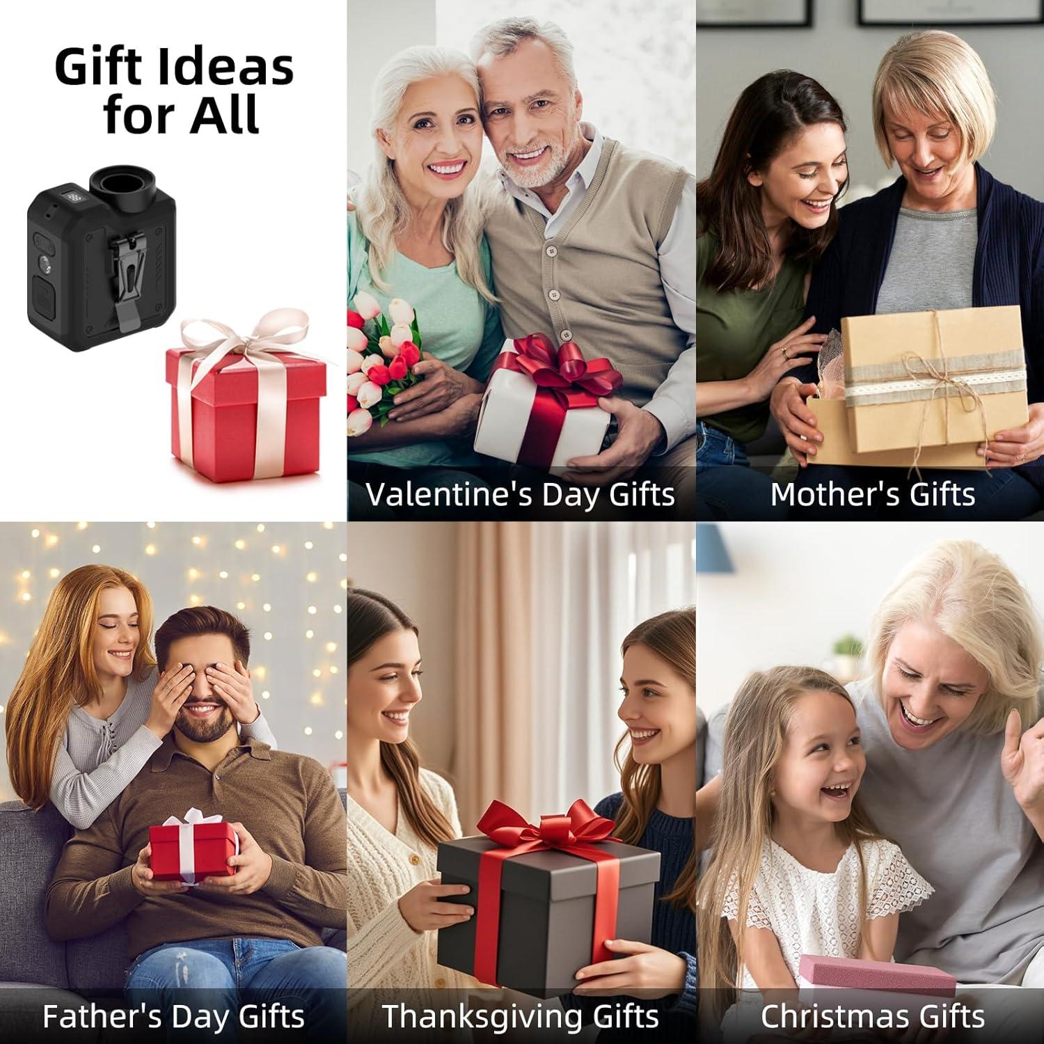 Ventilador Turbo Portátil Qerhod 7 en 1 Recargable 10000mAh