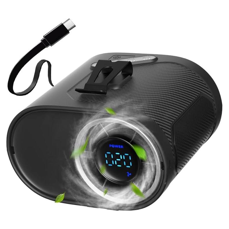 Ventilador Portátil de Cintura ICEBIRDS MF118 Recargable 20H