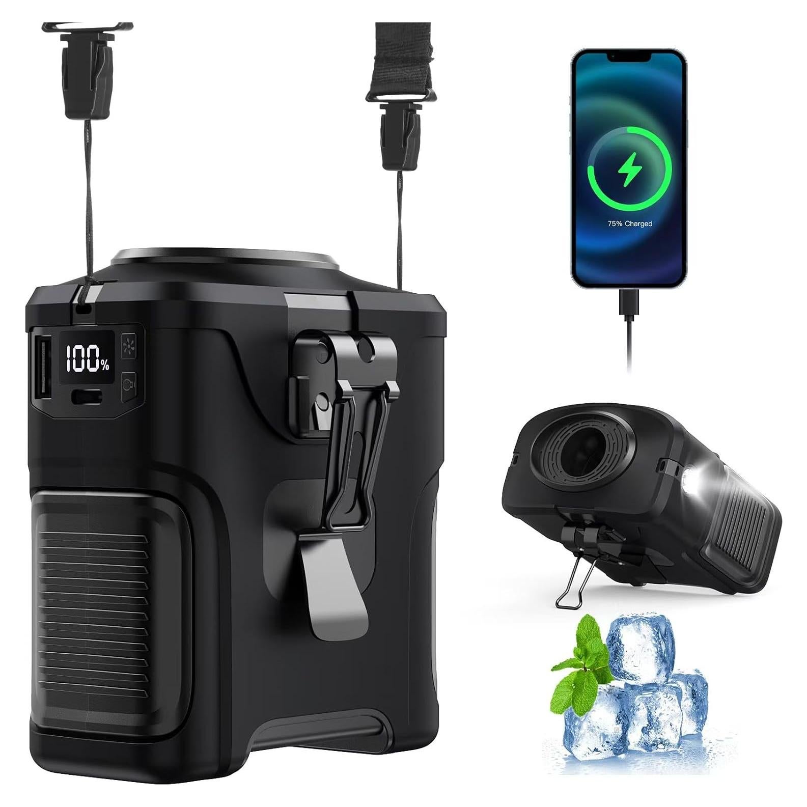 Ventilador de Cintura Portátil Anyrap GY-1, 5 Velocidades 16000 RPM