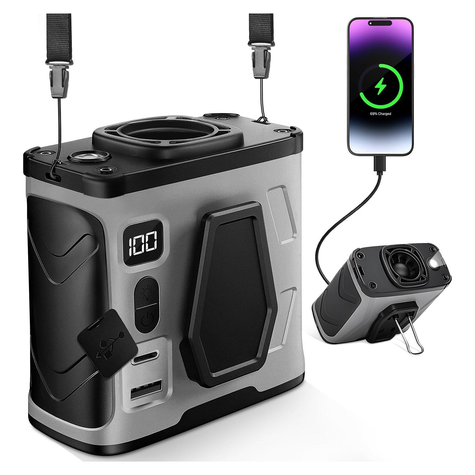 Ventilador Portátil Clip de Cintura AuraliBrite YH-F099 10,000mAh