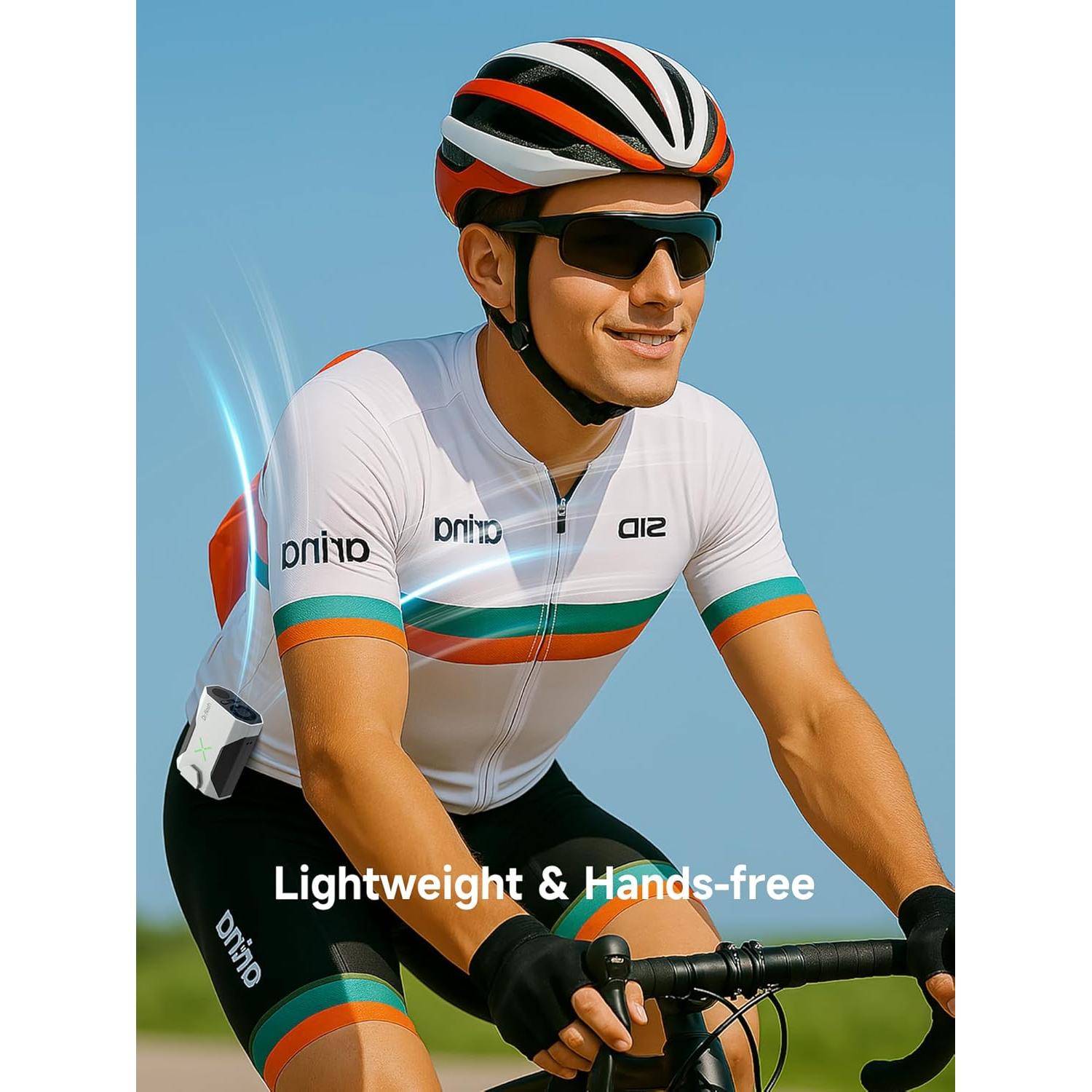 Ventilador de Cintura Portátil DRFLASH 5 Velocidades 5000mAh