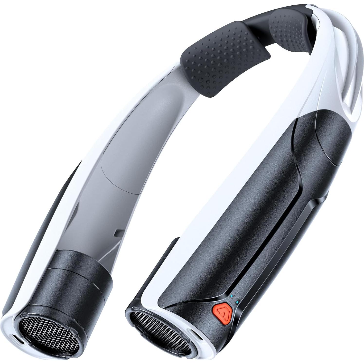 Ventilador de Cuello AaoLin Q4 Negro, Portátil 6 Velocidades 6000mAh