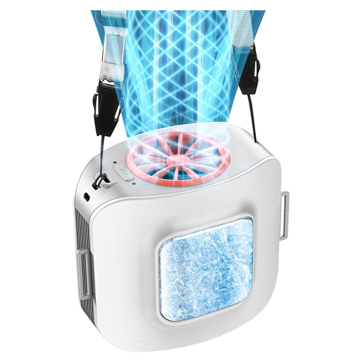 Ventilador Portátil de Cintura Vangue 10000mAh 13500RPM