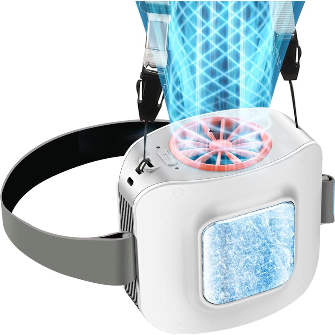 Ventilador Portátil de Cintura Vangue 10000mAh 13500RPM