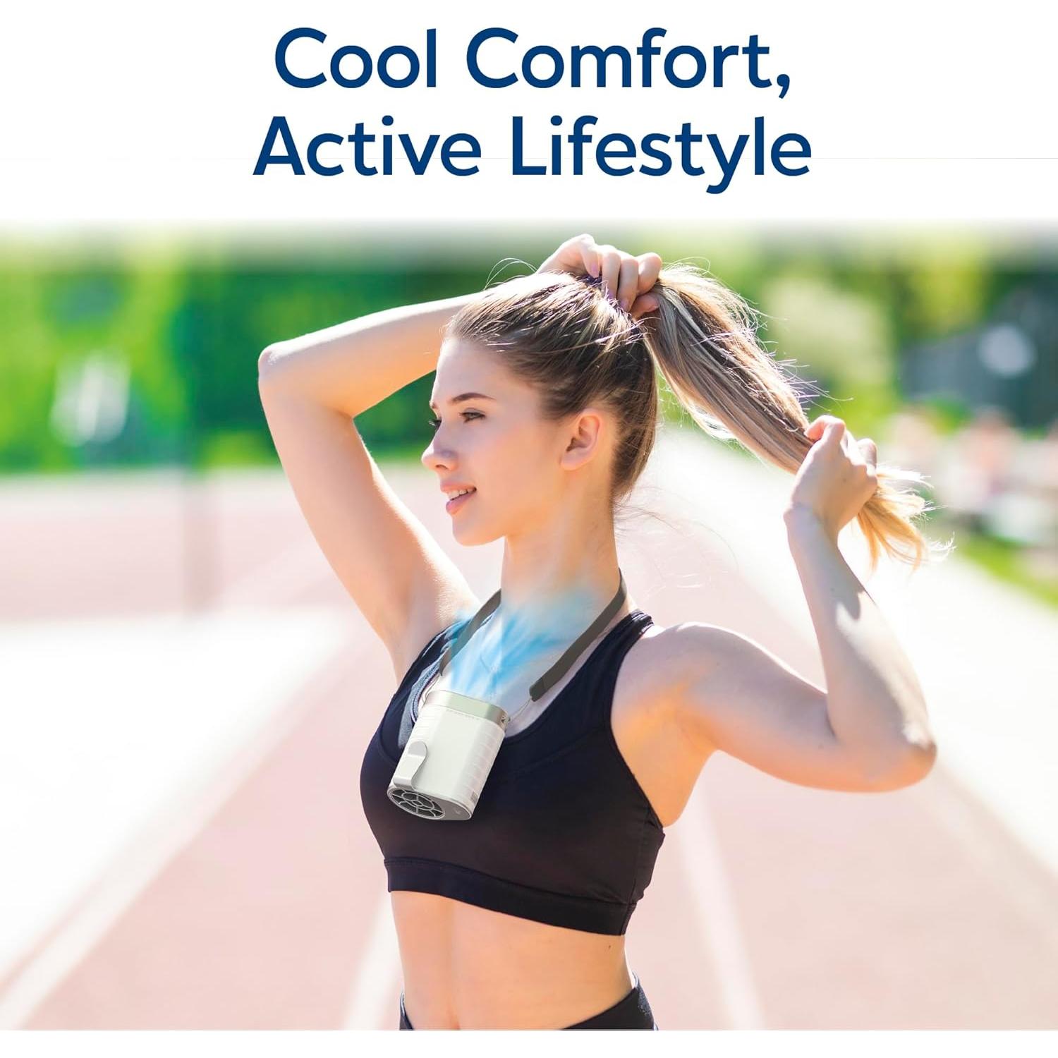 Ventilador Portátil Recargable Arctic Air Breeze Jet 3 Velocidades