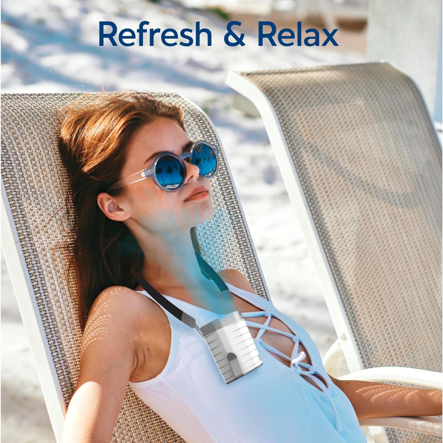 Ventilador Portátil Recargable Arctic Air Breeze Jet 3 Velocidades