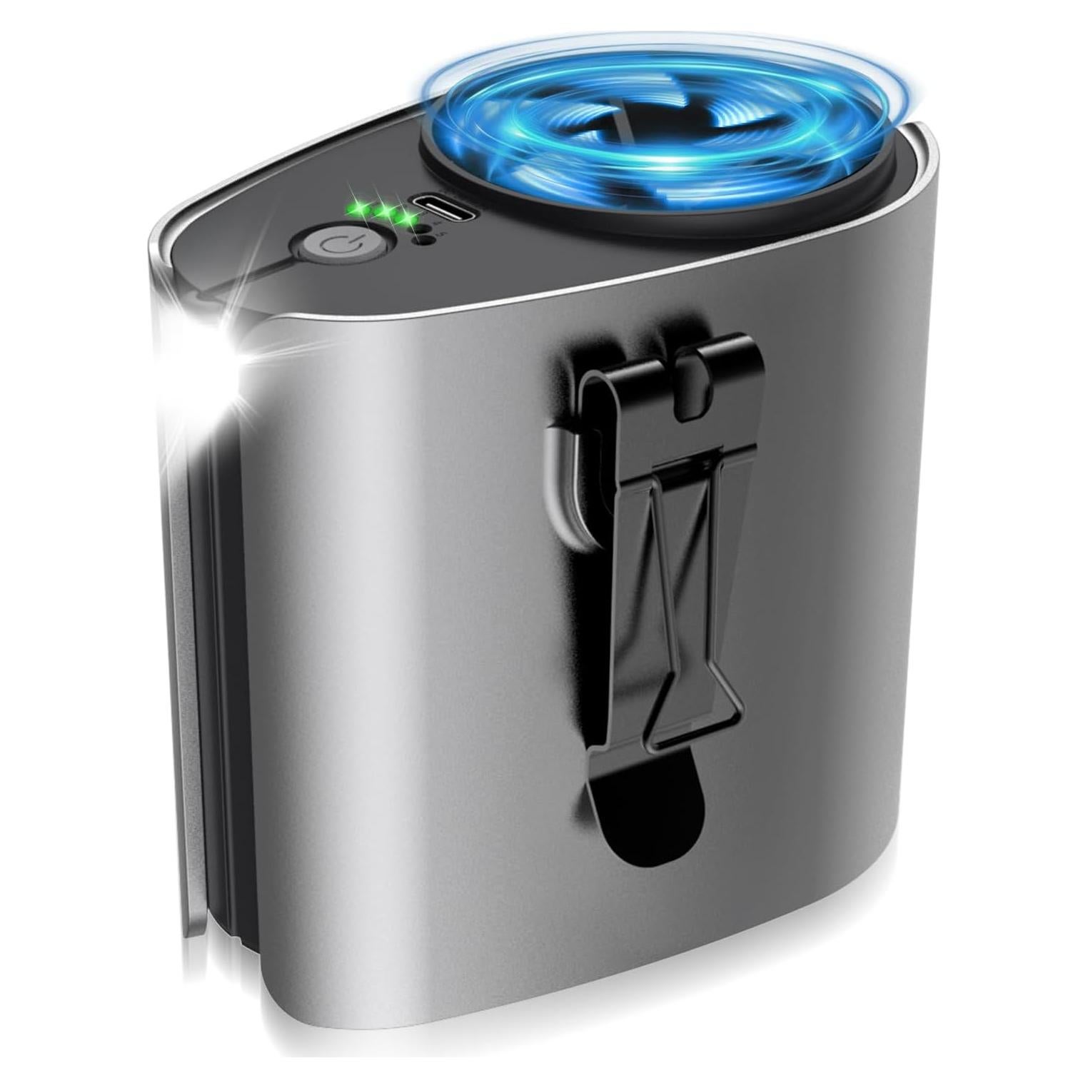 Ventilador de Cintura Portátil VerveCielo 5 Velocidades 10000mAh