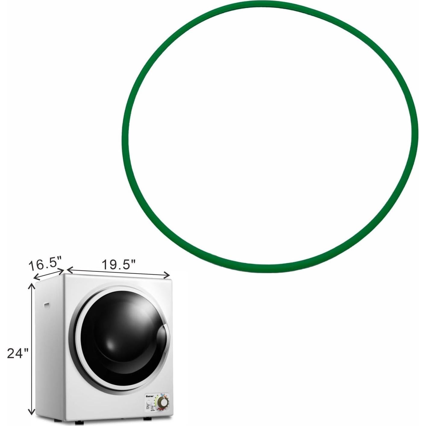 Cinta de Ventilador para Secadora Compacta COSTWAY EP23598